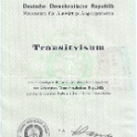 DDR Transitvisa