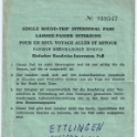 Interzonen-Pass 1952