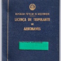1976 Pilotenlizenz MOSAMBIK